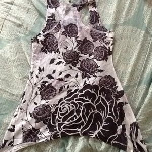 Bottom V shaped tank top